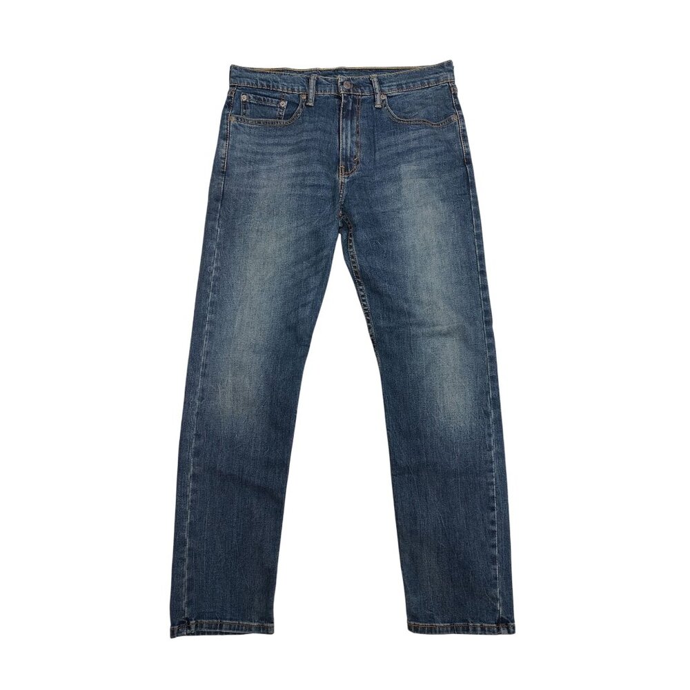 Levis Mens 502 Taper Fit Jeans W32 L32 Medium Wash Denim
